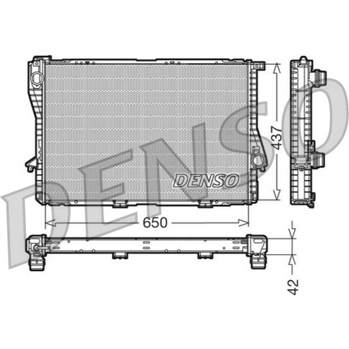 Denso Motorkühler DRM05047 Denso Motorkühler DRM05047