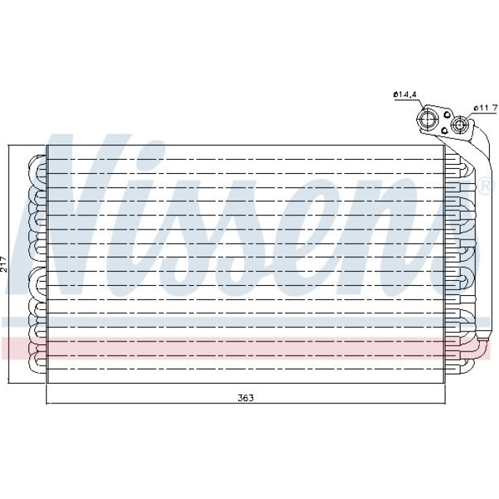 Nissens Klimaverdampfer PKW 92170 Nissens Klimaverdampfer PKW 92170