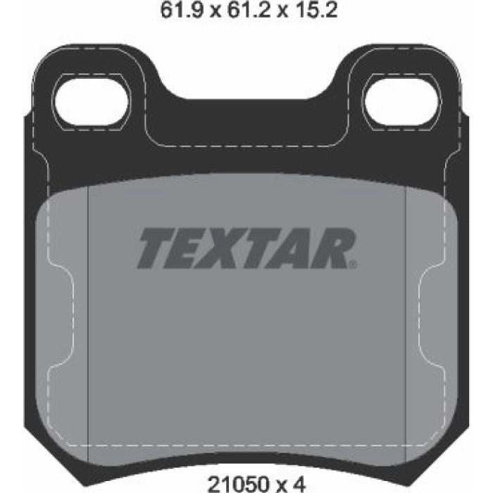 Textar Bremsbelagsatz 2105002