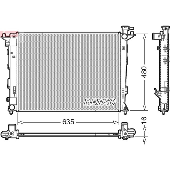 Denso Motorkühler DRM41006 Denso Motorkühler DRM41006