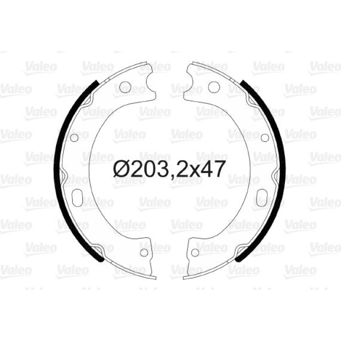 Valeo Bremsbacken 564058 Valeo Bremsbacken 564058