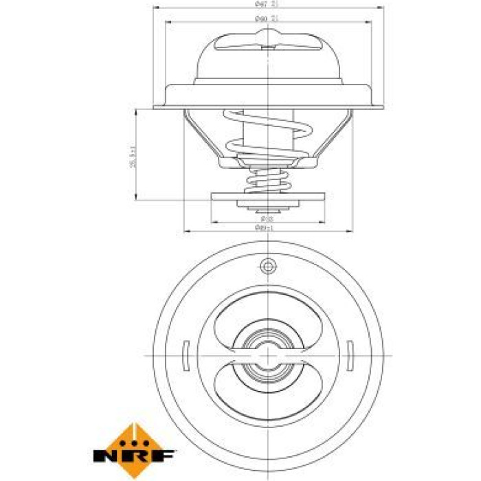 NRF Thermostat 725123 NRF Thermostat 725123