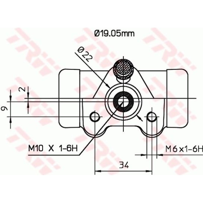 TRW Radbremszylinder BWD127 TRW Radbremszylinder BWD127