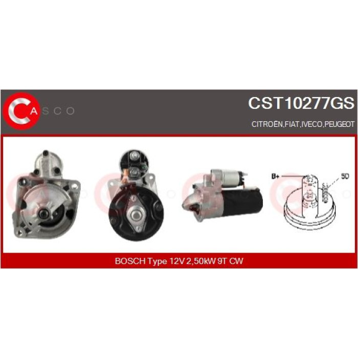CASCO Anlasser CST10277GS CASCO Anlasser CST10277GS