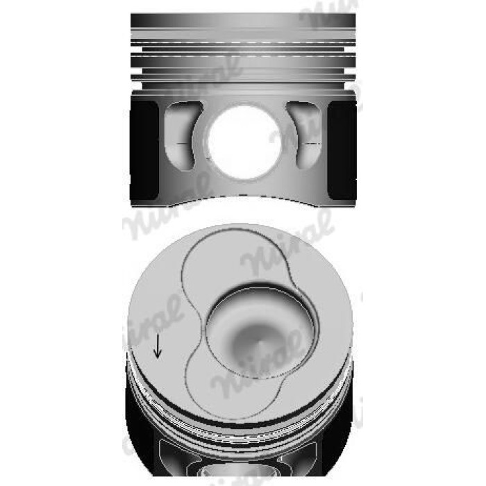 NÜRAL Kolben 87-114907-25 NÜRAL Kolben 87-114907-25