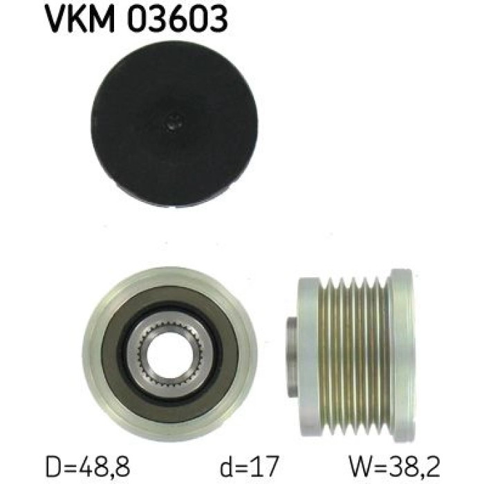 VKM 03603 SKF Generatorfreilauf 03603 VKM 03603 SKF Generatorfreilauf 03603