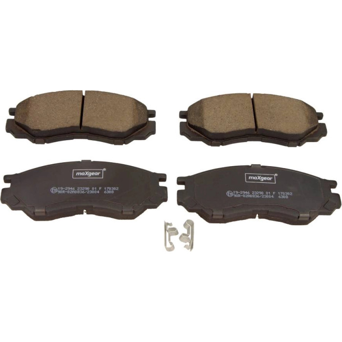 19-2946 MAXGEAR Bremsbelagsatz 19-2946 Mitsubishi L200 96-07/L400 95-05 19-2946 MAXGEAR Bremsbelagsatz 19-2946 Mitsubishi L200 96-07/L400 95-05