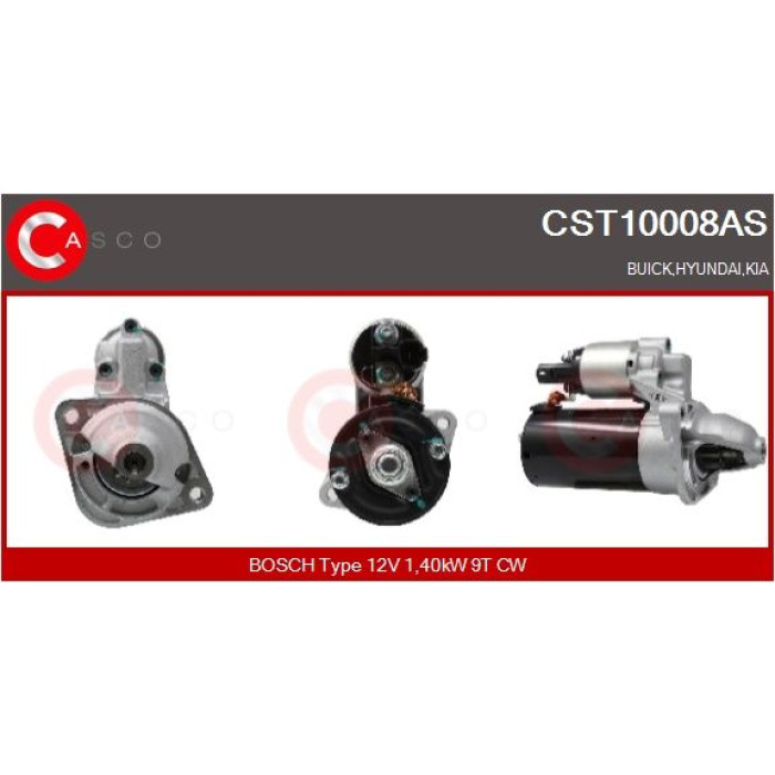 CASCO Anlasser CST10008AS CASCO Anlasser CST10008AS