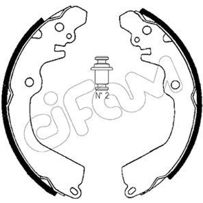 CIFAM Bremsbackensatz 153-257 CIFAM Bremsbackensatz 153-257