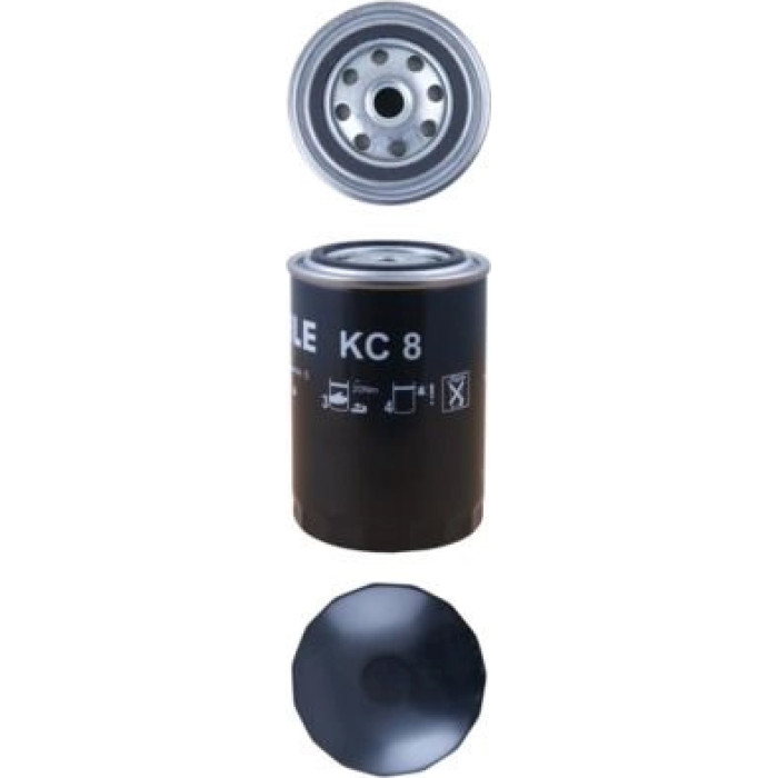 KC 8 MAHLE Kraftstofffilter KC 8, Anschraubfilter, Höhe 145 mm – u. a. für Mercedes-Benz Atego 3, Actros Mp2 / Mp3, – OE Nummer 0000928301 - l KC 8 MAHLE Kraftstofffilter KC 8, Anschraubfilter, Höhe 145 mm – u. a. für Mercedes-Benz Atego 3, Actros Mp2 / Mp3, – OE Nummer 0000928301 - l