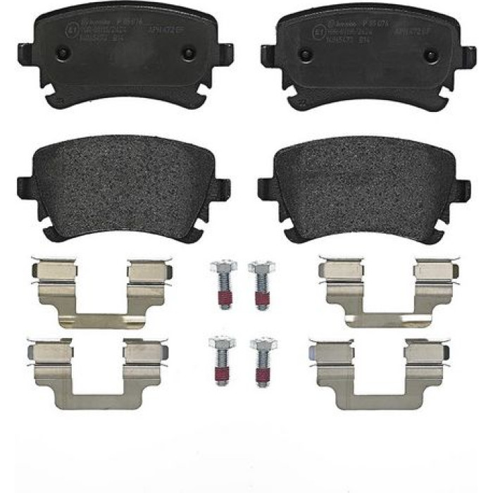 P 85 076 Brembo Prime Bremsbelagsatz Hinterachse – P 85 076 – 117 x 59 x 18 mm – Bremssystem Lucas – OE Nummer 4B3698451