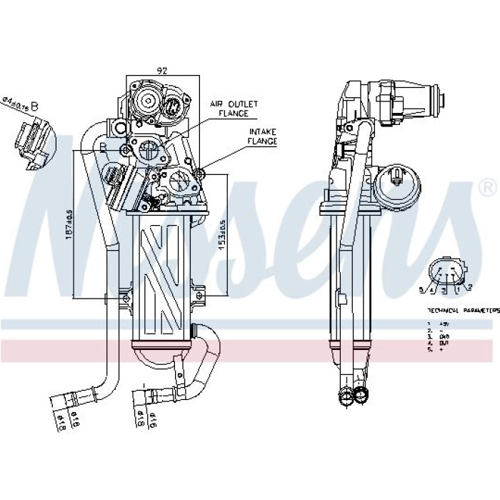 Nissens AGR-Ventil 98375 Nissens AGR-Ventil 98375
