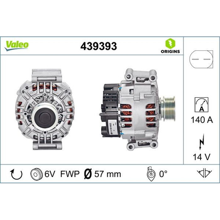 Valeo Lichtmaschine 439393 Valeo Lichtmaschine 439393