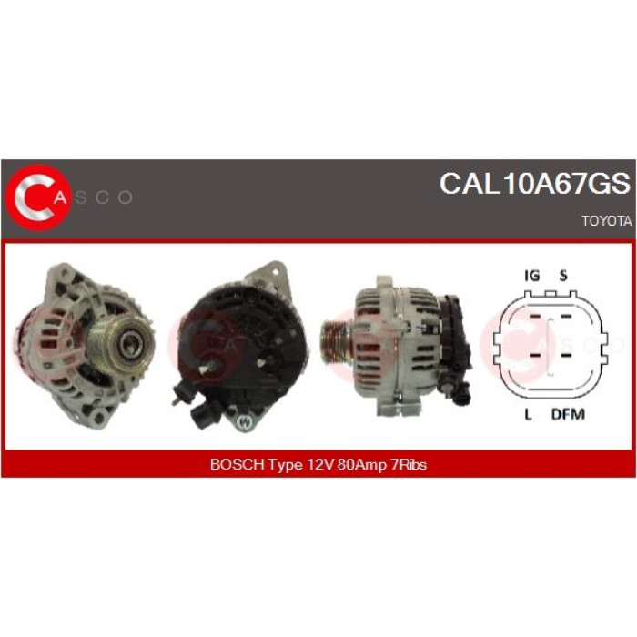 CASCO Generator CAL10A67GS CASCO Generator CAL10A67GS