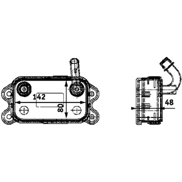 MAHLE Ölkühler, Motoröl CLC 41 000P MAHLE Ölkühler, Motoröl CLC 41 000P