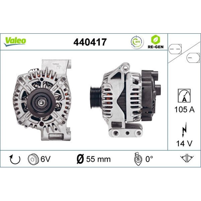 Valeo Lichtmaschine 440417
