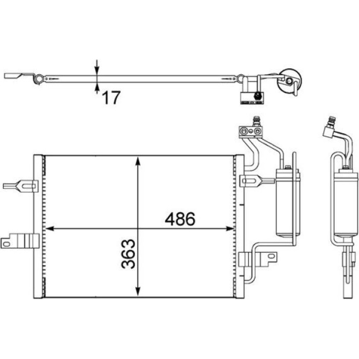 Kondensator, Klimaanlage AC 404 000S