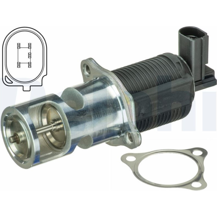 Delphi AGR-Ventil EG10402-12B1 Delphi AGR-Ventil EG10402-12B1