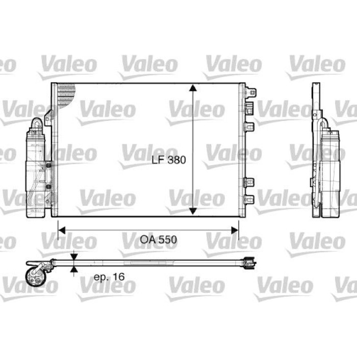 Valeo Klimakondensator 817661