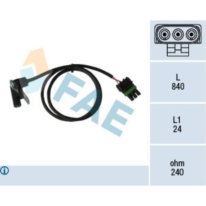 FAE Impulsgeber, Kurbelwelle 79025 FAE Impulsgeber, Kurbelwelle 79025