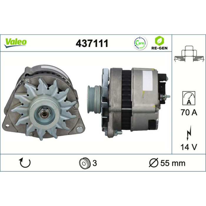 Valeo Lichtmaschine 437111 Valeo Lichtmaschine 437111