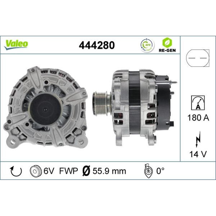 Valeo Lichtmaschine 444280 Valeo Lichtmaschine 444280
