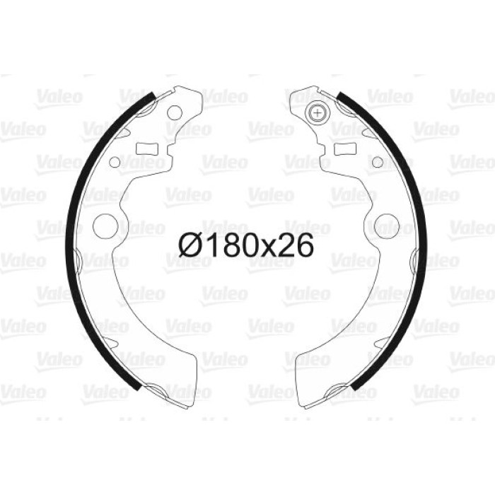Valeo Bremsbacken 562999 Valeo Bremsbacken 562999
