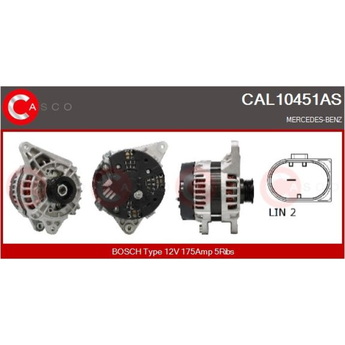 CASCO Generator CAL10451AS CASCO Generator CAL10451AS