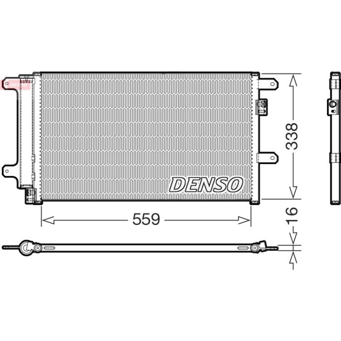 Denso Klimakondensator DCN12007 Denso Klimakondensator DCN12007