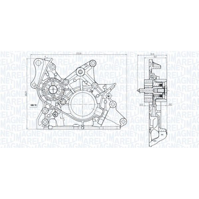 Magneti Marelli Ölpumpe 3,51516E+11 Magneti Marelli Ölpumpe 3,51516E+11