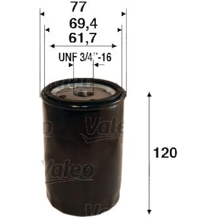 Valeo Ölfilter 586130 Valeo Ölfilter 586130