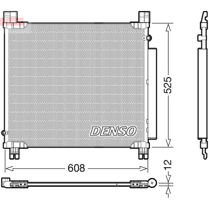 Denso Klimakondensator DCN50050 Denso Klimakondensator DCN50050