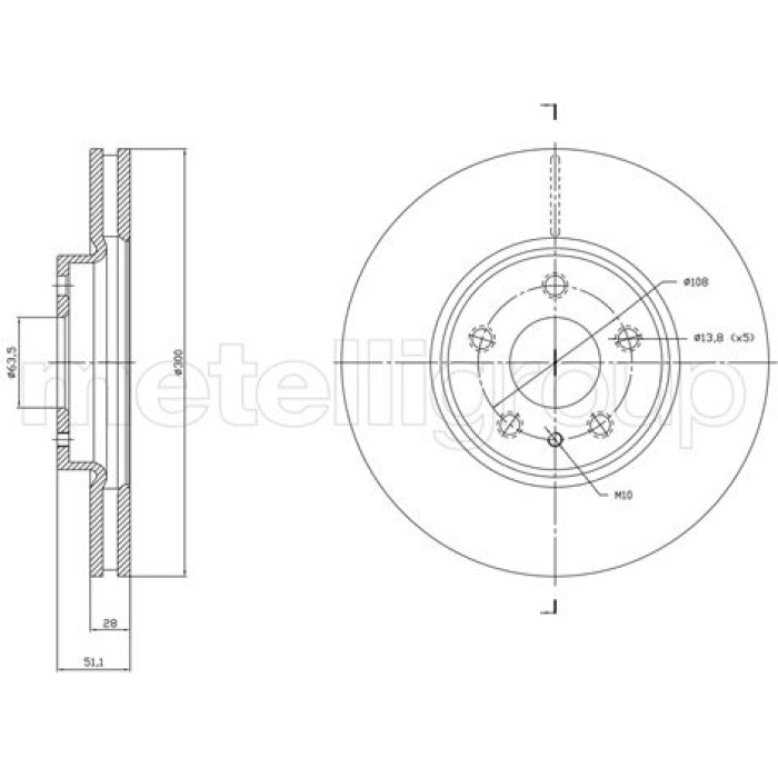 Cifam Bremsscheibe 800-1790C Cifam Bremsscheibe 800-1790C