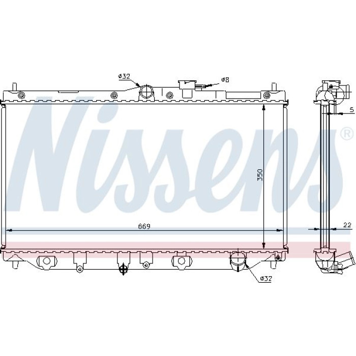 Nissens Motorkühler 62279A