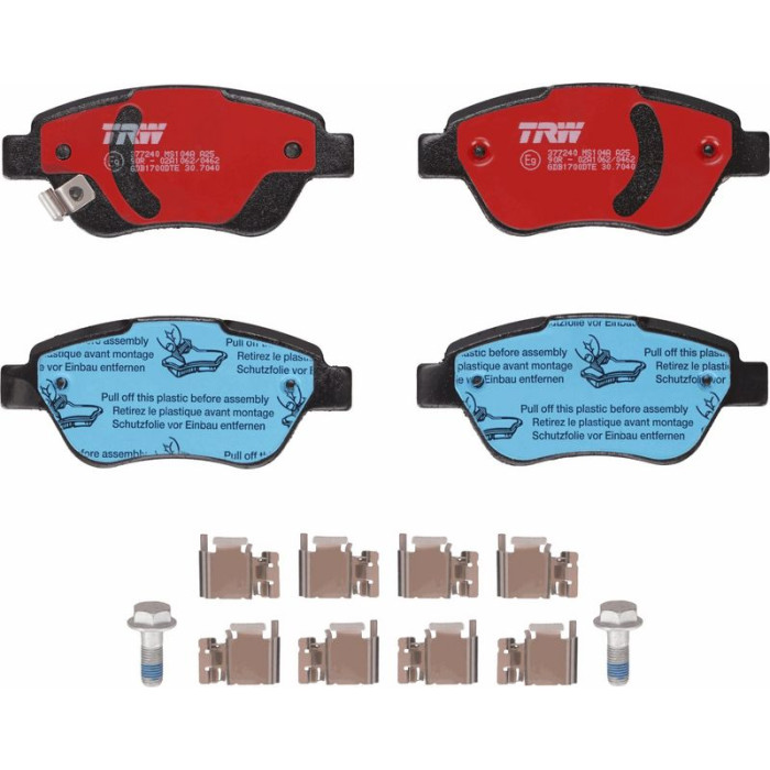 TRW Bremsbelagsatz Fiat Doblo 1.3-1.9 JTD 05- Dtec Cotec GDB1700DTE TRW Bremsbelagsatz Fiat Doblo 1.3-1.9 JTD 05- Dtec Cotec GDB1700DTE