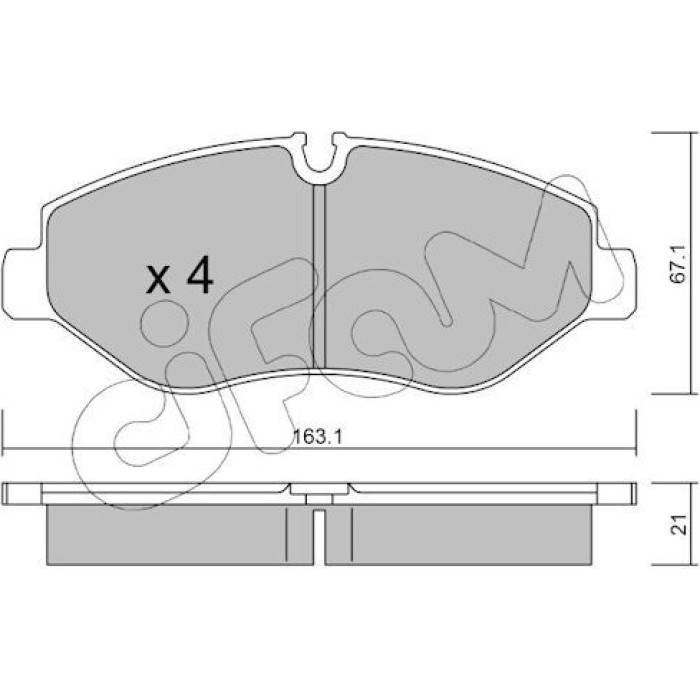 Bremsklötze VA 822-671-0