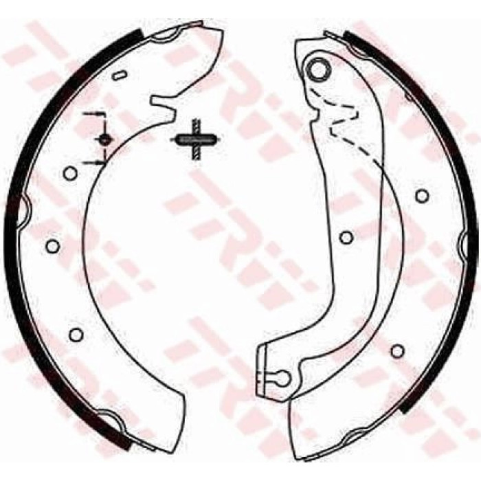 TRW Bremsbacken GS8207