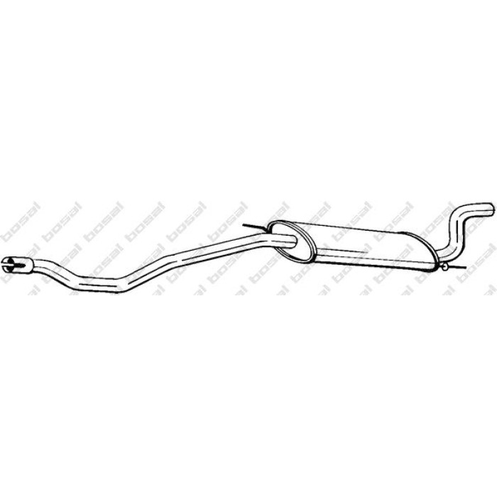 Bosal Schalldämpfer 283-921 Bosal Schalldämpfer 283-921