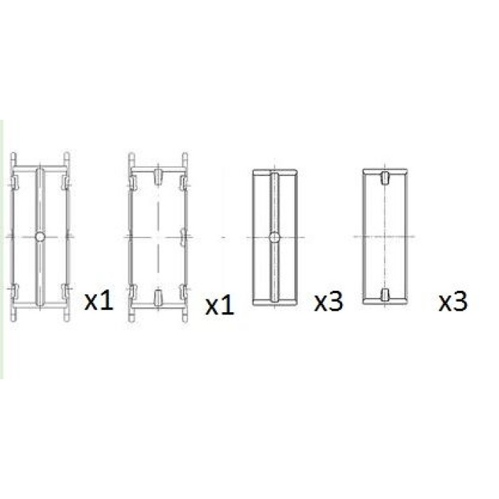 FAI AutoParts Kurbelwellenlager BM1013-STD FAI AutoParts Kurbelwellenlager BM1013-STD