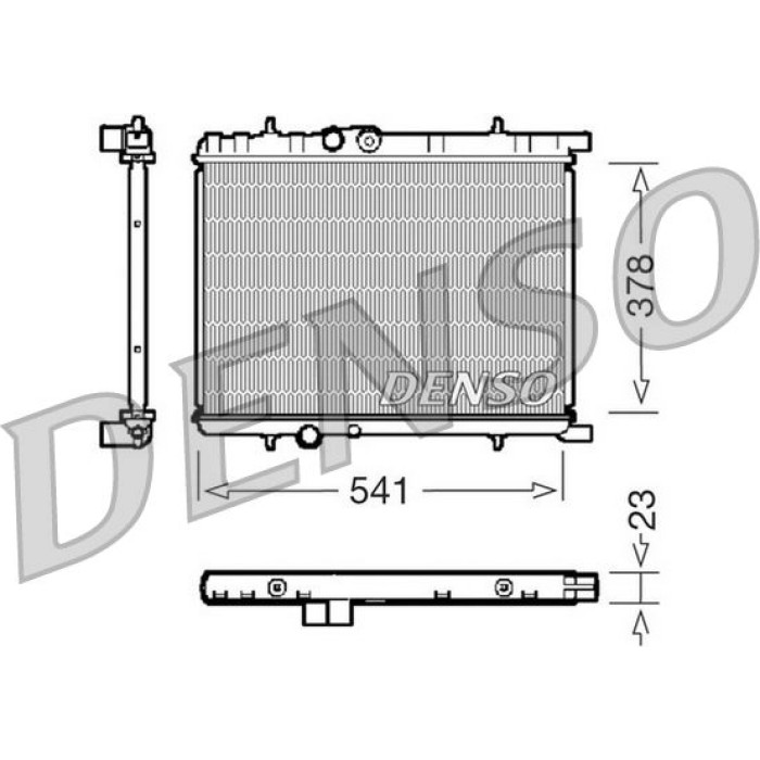 Denso Motorkühler DRM21033 Denso Motorkühler DRM21033