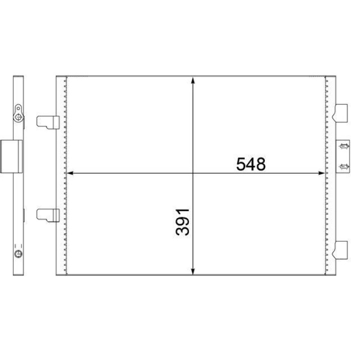 MAHLE Kondensator, Klimaanlage AC 313 000S MAHLE Kondensator, Klimaanlage AC 313 000S