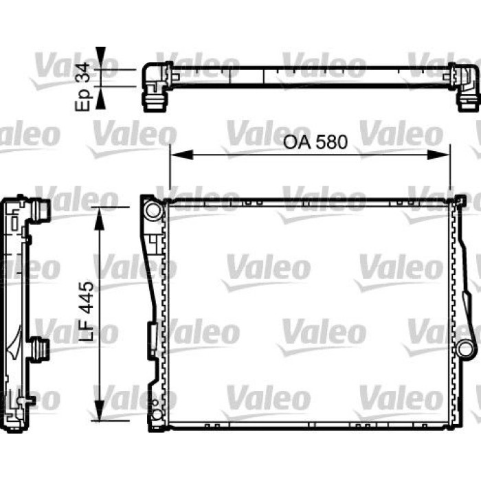 Valeo Motorkühler 734276