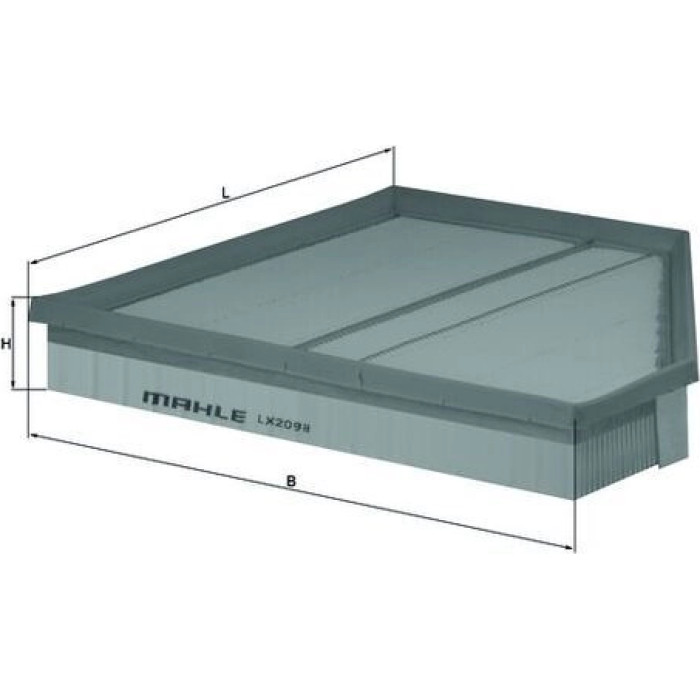 MAHLE Luftfilter LX 2098 MAHLE Luftfilter LX 2098