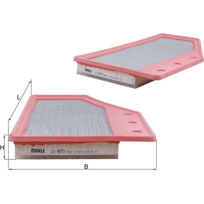 MAHLE Luftfilter LX 4573 MAHLE Luftfilter LX 4573