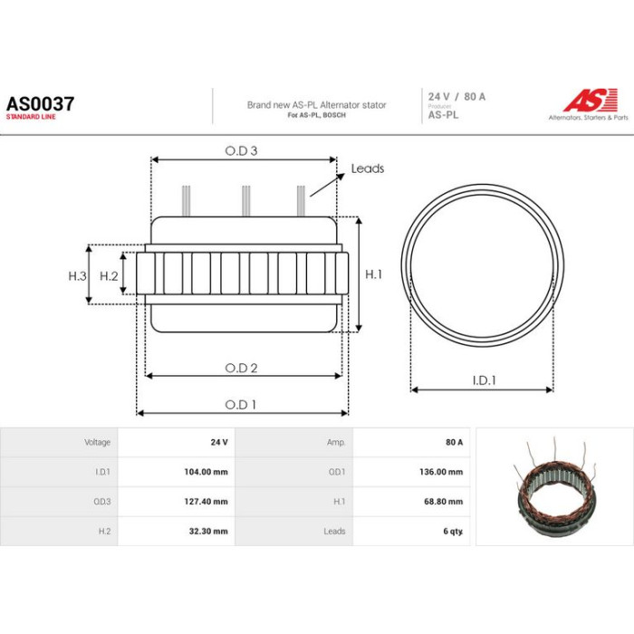Sensor, Ansauglufttemperatur AS0037