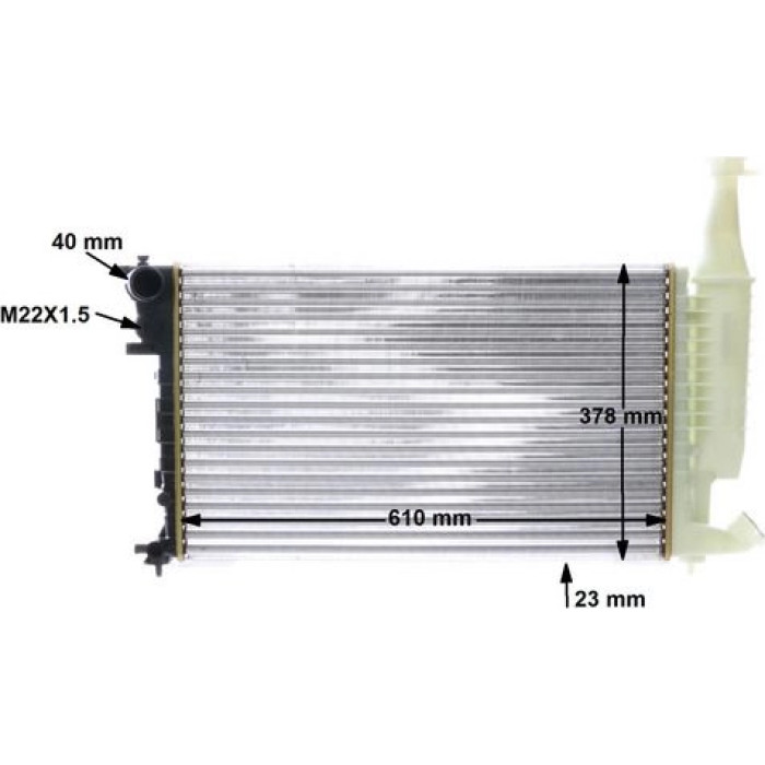 MAHLE Kühler, Motorkühlung CR 596 000S MAHLE Kühler, Motorkühlung CR 596 000S