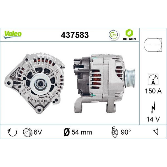 Valeo Lichtmaschine 437583 Valeo Lichtmaschine 437583