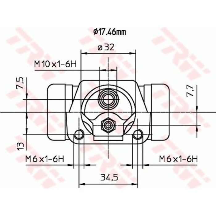 TRW Radbremszylinder BWC187 TRW Radbremszylinder BWC187