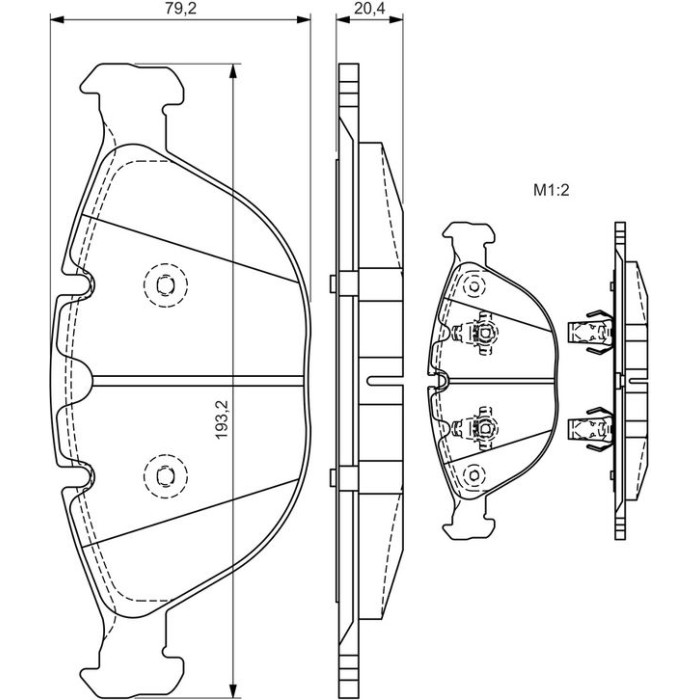 Bosch Bremsbelagsatz 0 986 494 217 Bosch Bremsbelagsatz 0 986 494 217
