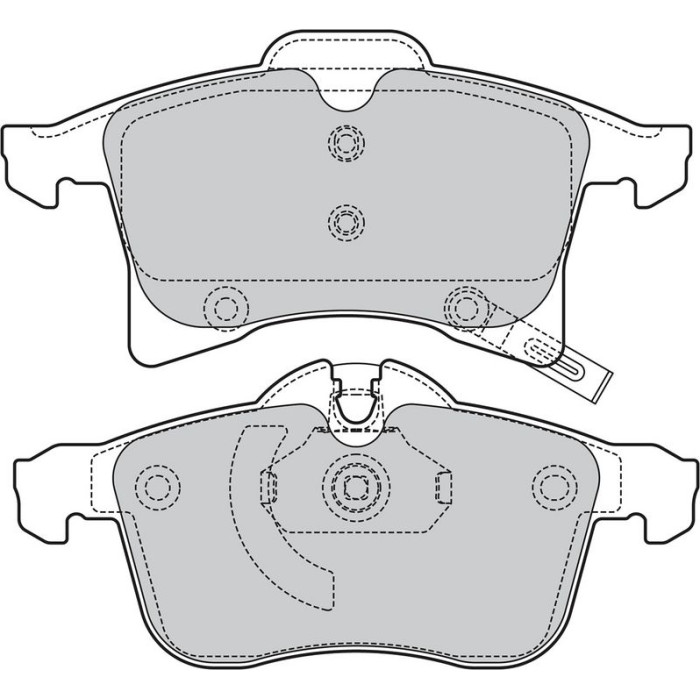Valeo Bremsbelagsatz 598860 Valeo Bremsbelagsatz 598860